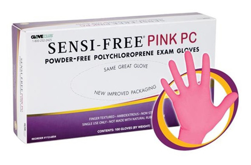 polychloroprene exam gloves